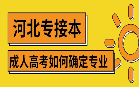 河北成人高考 成人高考如何确定自己的专业