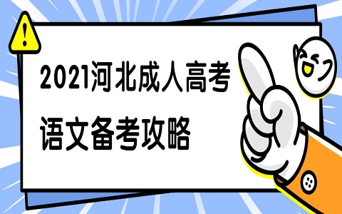 河北成人高考 成人高考语文备考技巧