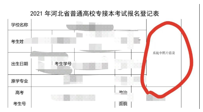 2021年河北专接本考试报名出现的问题汇总