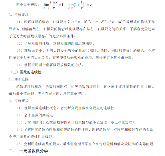 河北专接本函数的连续性考点归纳总结