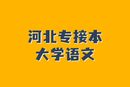 河北专接本大学语文