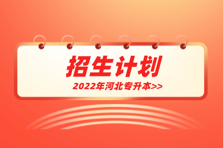 2022年河北专升本传播学/广播电视学/网 络与新媒体/新闻学招生计划